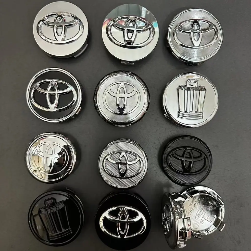 4pcs 62mm 2.44\ 57mm Toyota Logo Car Wheel Center Hub Caps for Toyota Corolla Camry Highlander Prius Land Cruiser FJ Cruise