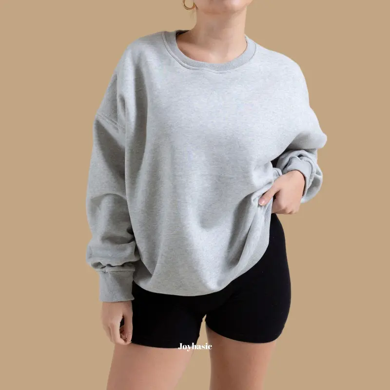 Joybasic Sweater Crewneck Premium Fleece Sweater Polos 5