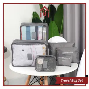 UNISO HOME - [6 IN 1] ORGANIZER TRAVEL BAG TAS POUCH MULTIFUNGSI / TRAVELLING BAG SET