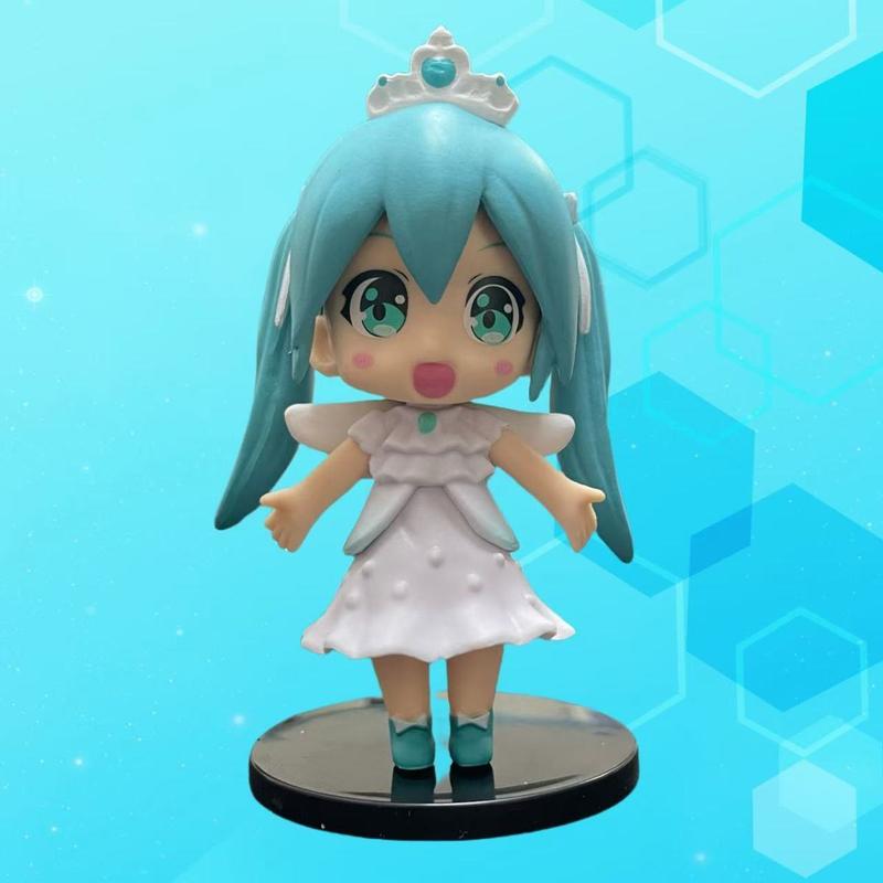 Product Introduction of Mô Hình Nhân Vật Hatsune Tương Lai, Hàng Mới Về, 6 Mũ Nhỏ Quà Tặng Hàng Hóa Anime, Bộ Dụng Cụ Nhà Để Xe Ô Tô, Đồ Trang Trí Mô Hình, Bộ Sưu Tập 1417 Người 23