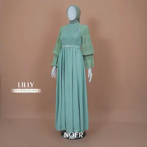 Ready Stock - Lilly Turqoise Dress by annurlabel.butik