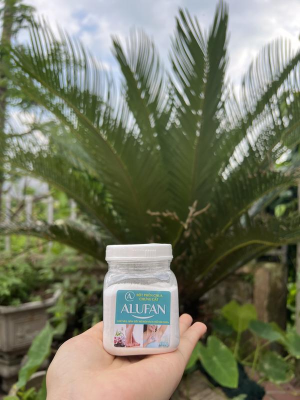 Bột phèn chua chưng cất khử mùi hôi nách, hôi chân hộp 150g