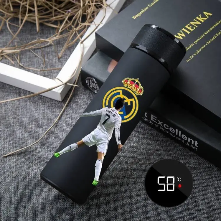 Cốc Giữ Nhiệt, Thể Thao Bóng Đá, Thép Không Gỉ 304, CR7 Cristiano Ronaldo, Cách Nhiệt, Ấm Nước Bảo Quản Lạnh, Real Madrid CF, Juventus F.C., Thiết KếQuà Tặng Bé Trai, Manchester United 0