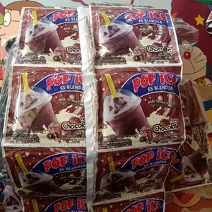 2 renteng pop ice  chocolate isi 20 pcs