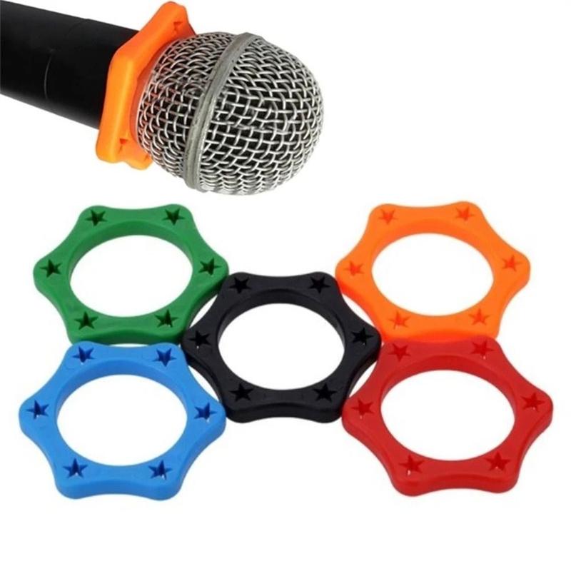 2Pcs Mic Accessory KTV Handheld Anti-Rolling Anti-fall Microphone ...