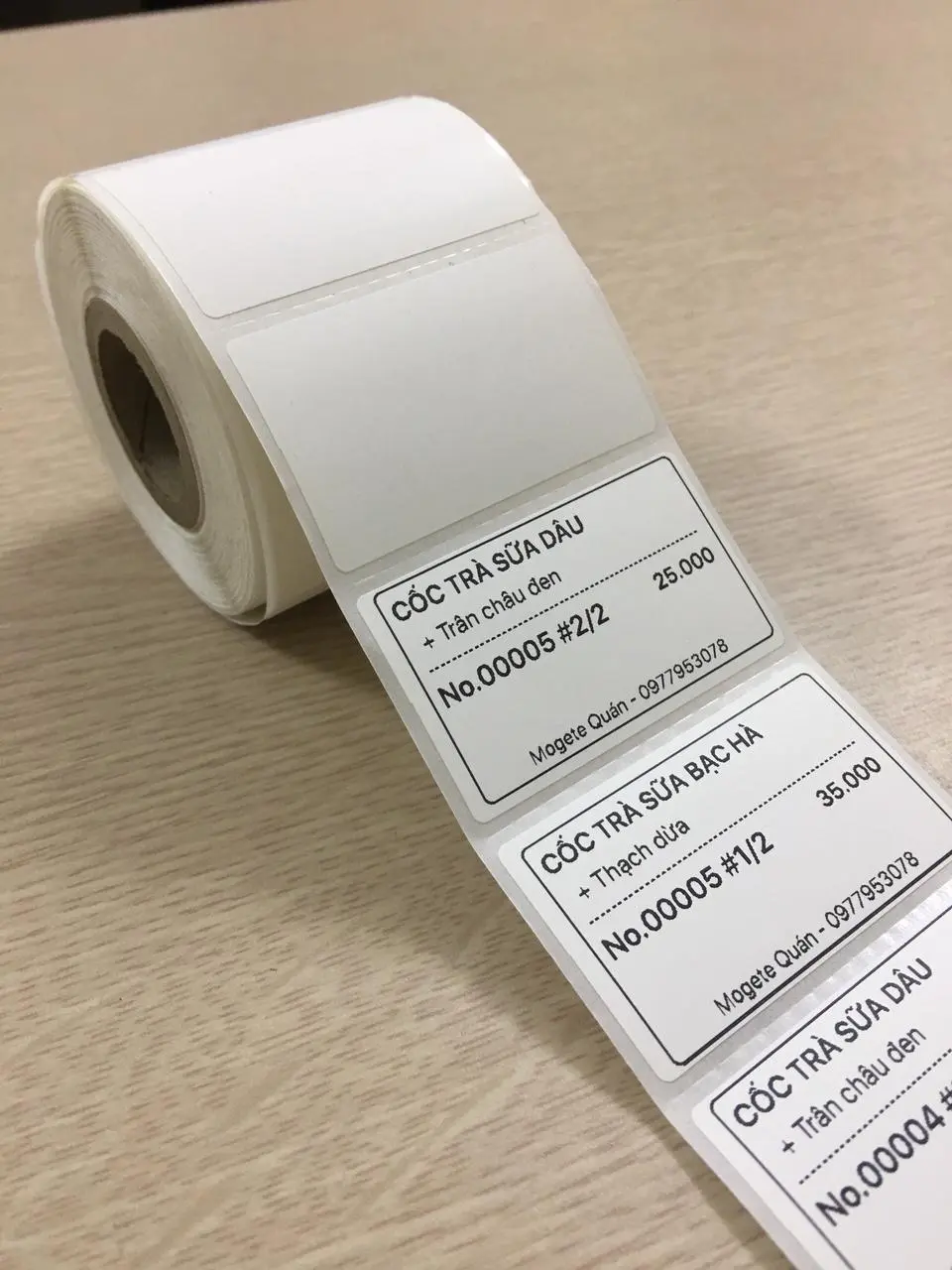 Decal Trà sữa (50x30)mm ≈ 800tem