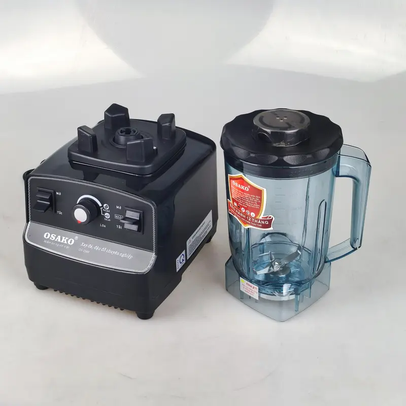 Máy xay sinh tố công nghiệp Osako 1450W OS-1560 xay sinh tố đá, rau má, hạt khô...mịn nhuyễn, cối 2L-Chuyên quán 4