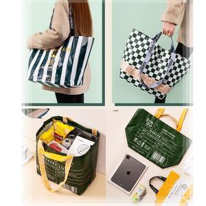 【Local Ready Stock】Eco Shopping Bag |High Quality Nylon Waterproof shopping bag| Multi-function | Reusable Bag| Durable|