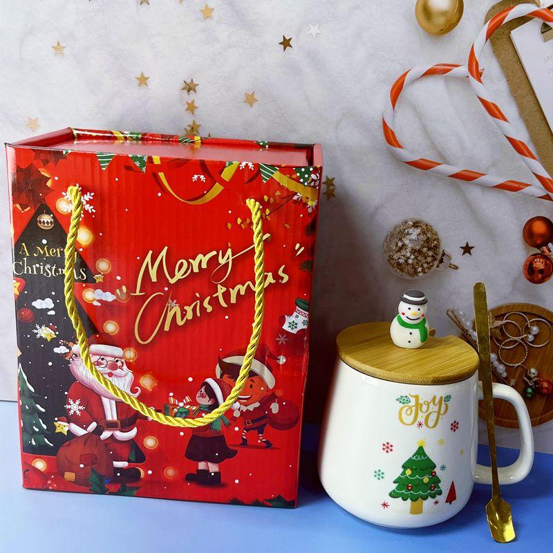 Product Introduction of Cốc Gốm, Thiết Kế Ông Già Noel Giáng Sinh, Hộp Quà Người Tuyết, Cốc Cây Thông Noel, Thích Hợp Làm Quà Tặng Cho Bạn Bè Và Bạn Gái 19