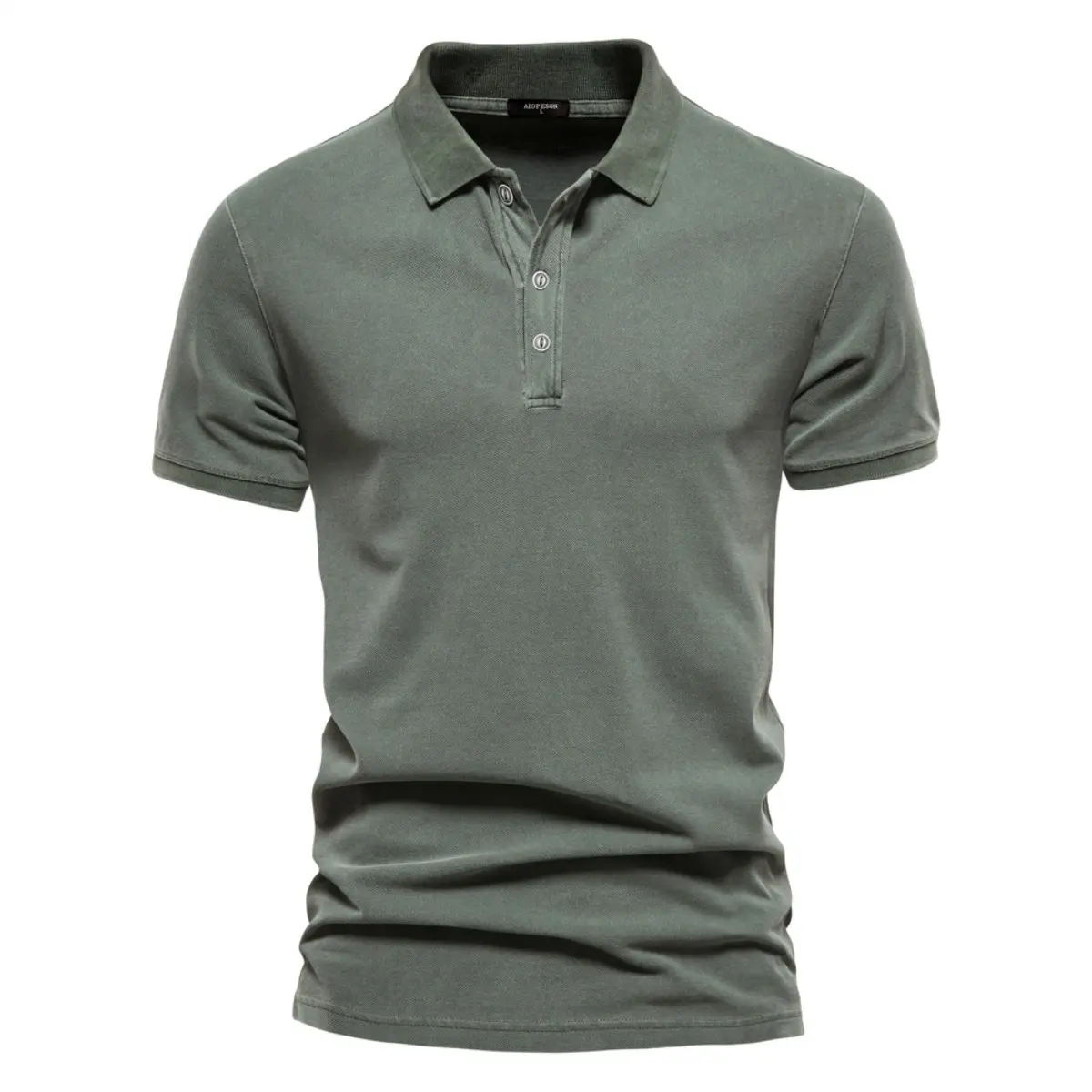 Solid Color Men's Polo Shirt Casual Short Sleeve Lapel Men's Shirt Fashion Streetwear Polo Men's