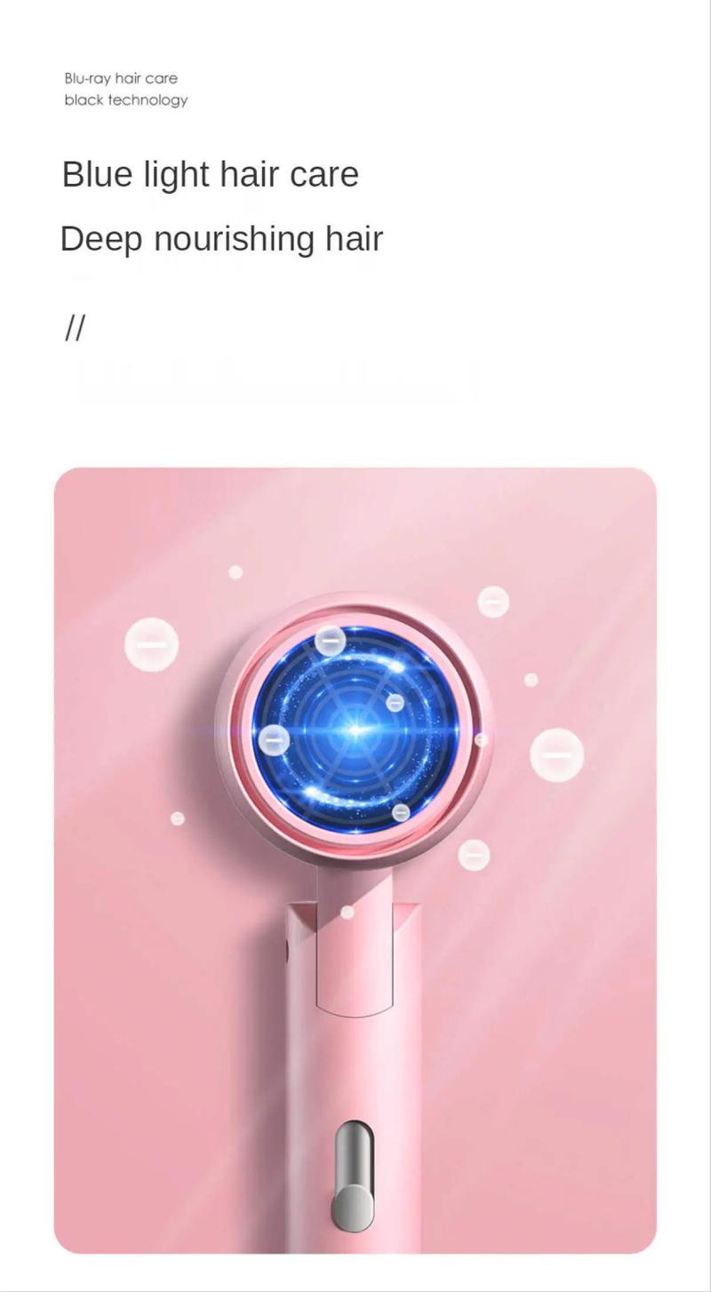 Product Introduction of Hair Dryer Ion Mini Hot Air Electric Hair Dryer 850W Strong Air Hot Air Warm Air Hair Dryer 3 Modes Fast Drying Portable 15
