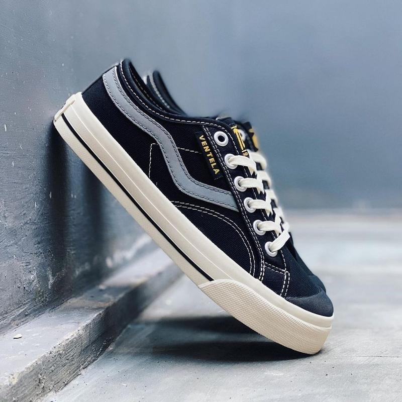 Sepatu Pria Ventela New Public Black Natural Bisa COD Seluruh Indonesia!! Spatu Keren Unisex Vantela Terlaris 4