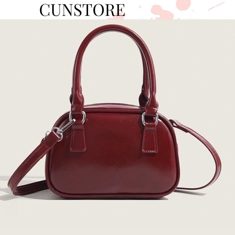 [Giá Độc Quyền] Túi Xách Nữ Cunstore Đeo Chéo Nữ 2024 New Phong Cách Hàng Quốc Bag Da Kem CUN026