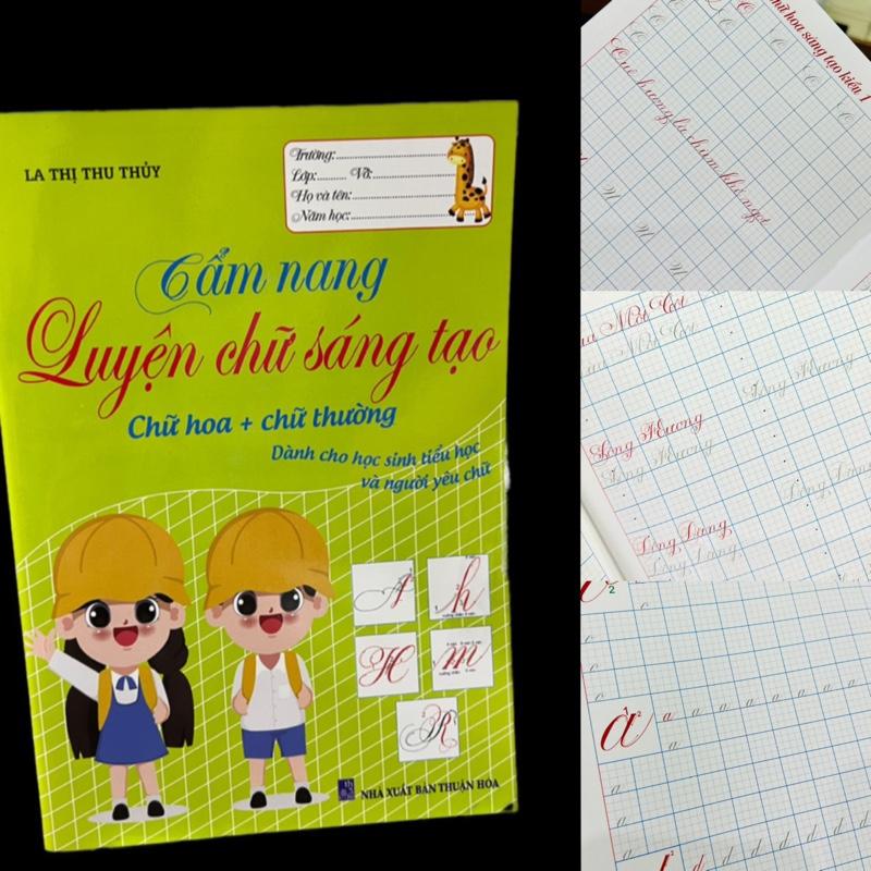 Vở luyện chữ SÁNG TẠO có mẫu