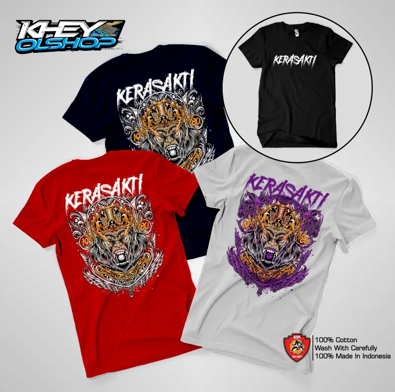 Kaos Baju KERASAKTI KAOS IKSPI Ikatan Keluarga Silat Putra Indonesia V.2 Kaos Distro Silat Terlaris Kheyolshop