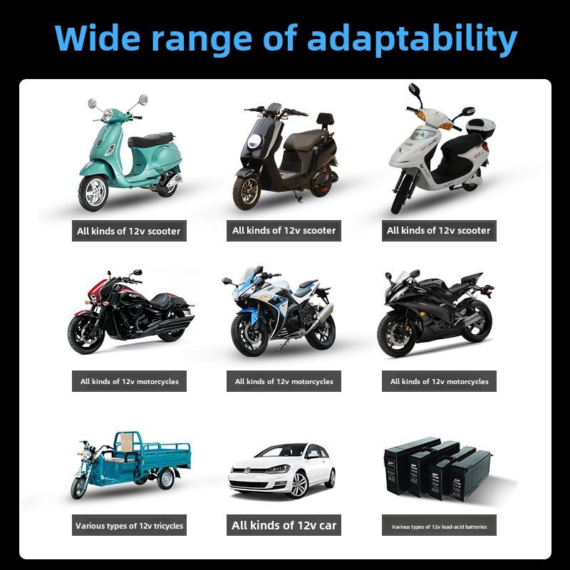 Product Introduction of Universal 12V Car Battery Charger - Intelligent Fast-Charging, All-Type Compatibility for Cars, Vans, Trucks, & Motorcycles | Smart Battery Maintainer & Booster 8