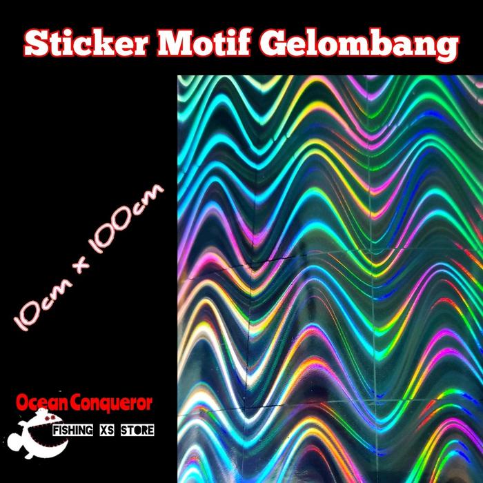 Sticker Kuat Jual STIKER HOLOGRAM 2D STICKER TIPIS KUAT MOTIF 10CM x 100CM DAYA ...