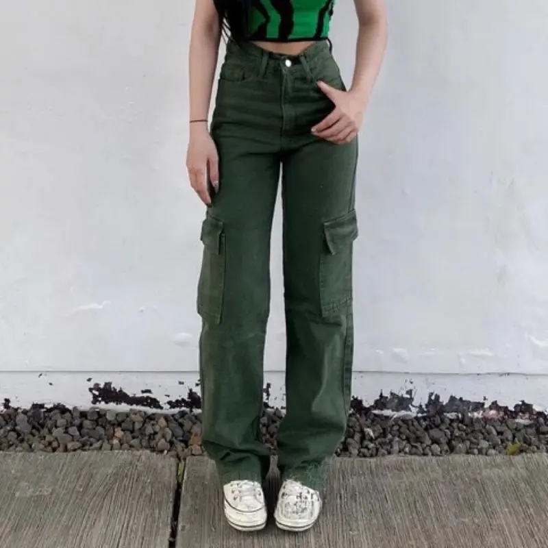 Cargo Pants Kulot Jeans-Kulot Cargo Jeans Model Terkini Celana Panjang 3