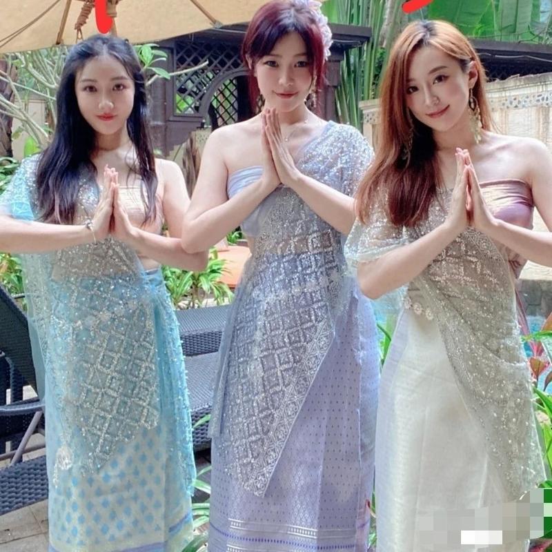 Trang Phục Dai Dân Tộc Phong Cách Dân Tộc Vân Nam Quần Áo Dai Xishuangbanna Dai Hợp Xu hướng Mới Dành Cho Nữ