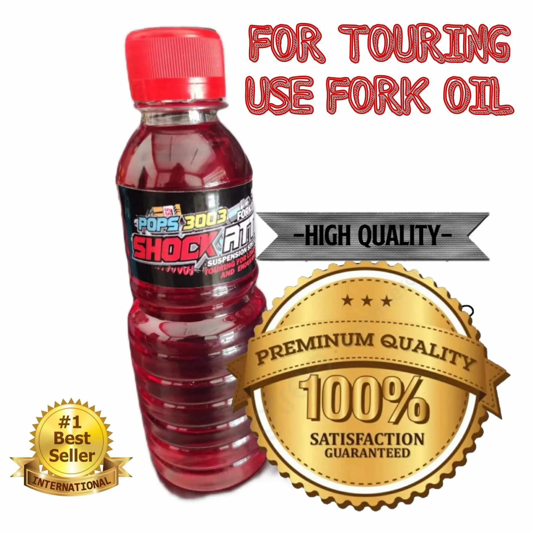 Pop Shock Attack Fork Oil For Touring and Long Rides