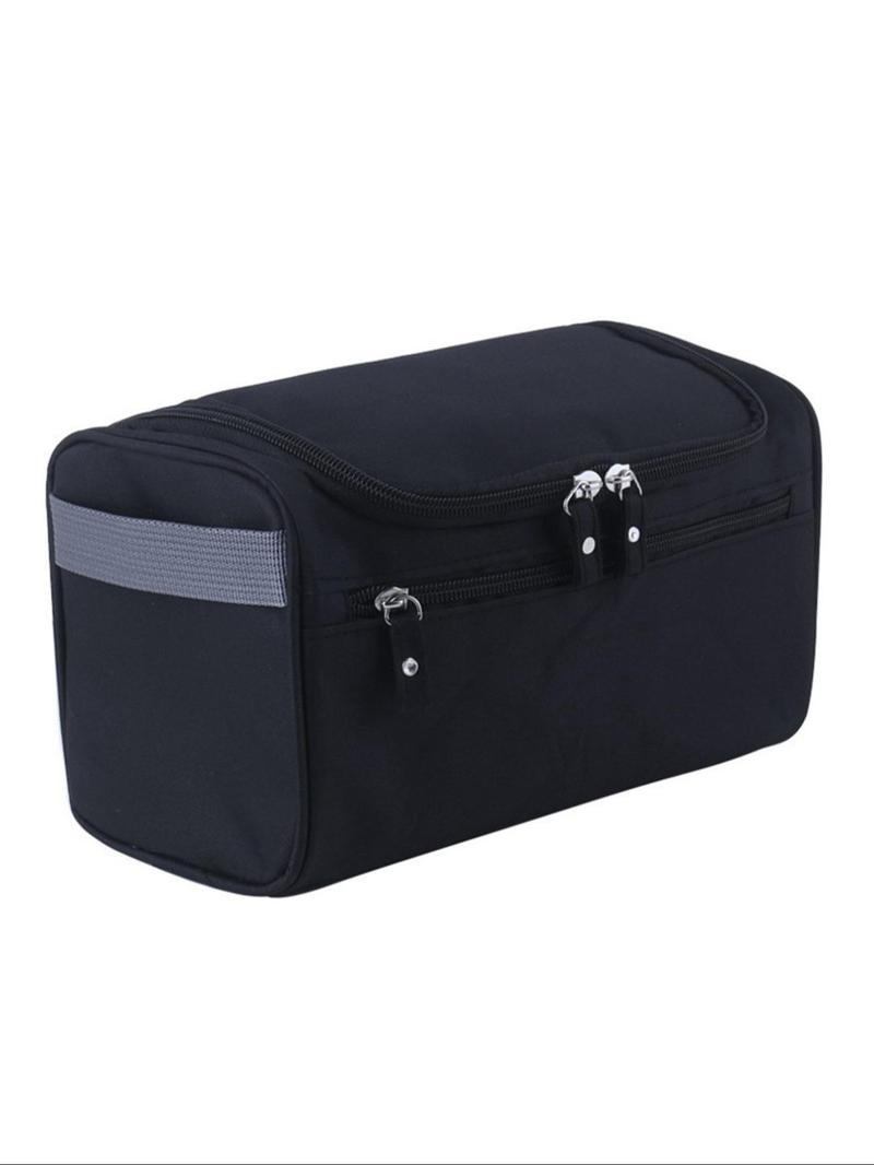 Product Introduction of Travel Toiletry Bag, Portable Large Capacity Toiletry Bag with Handle, Zipper Toiletry Organizer Pouch, Versatile Storage Bag for Travel, Outdoor, Camping 8