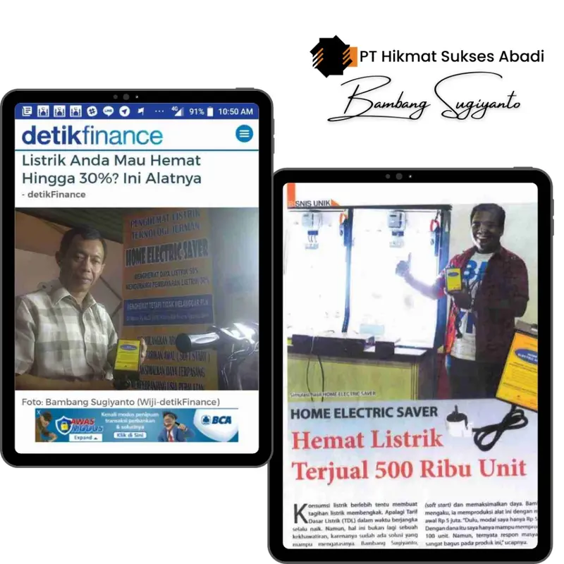 HSA Electric Saver Penghemat Daya Listrik Bambang Sugiyanto PT Hikmat Sukses Abadi 5