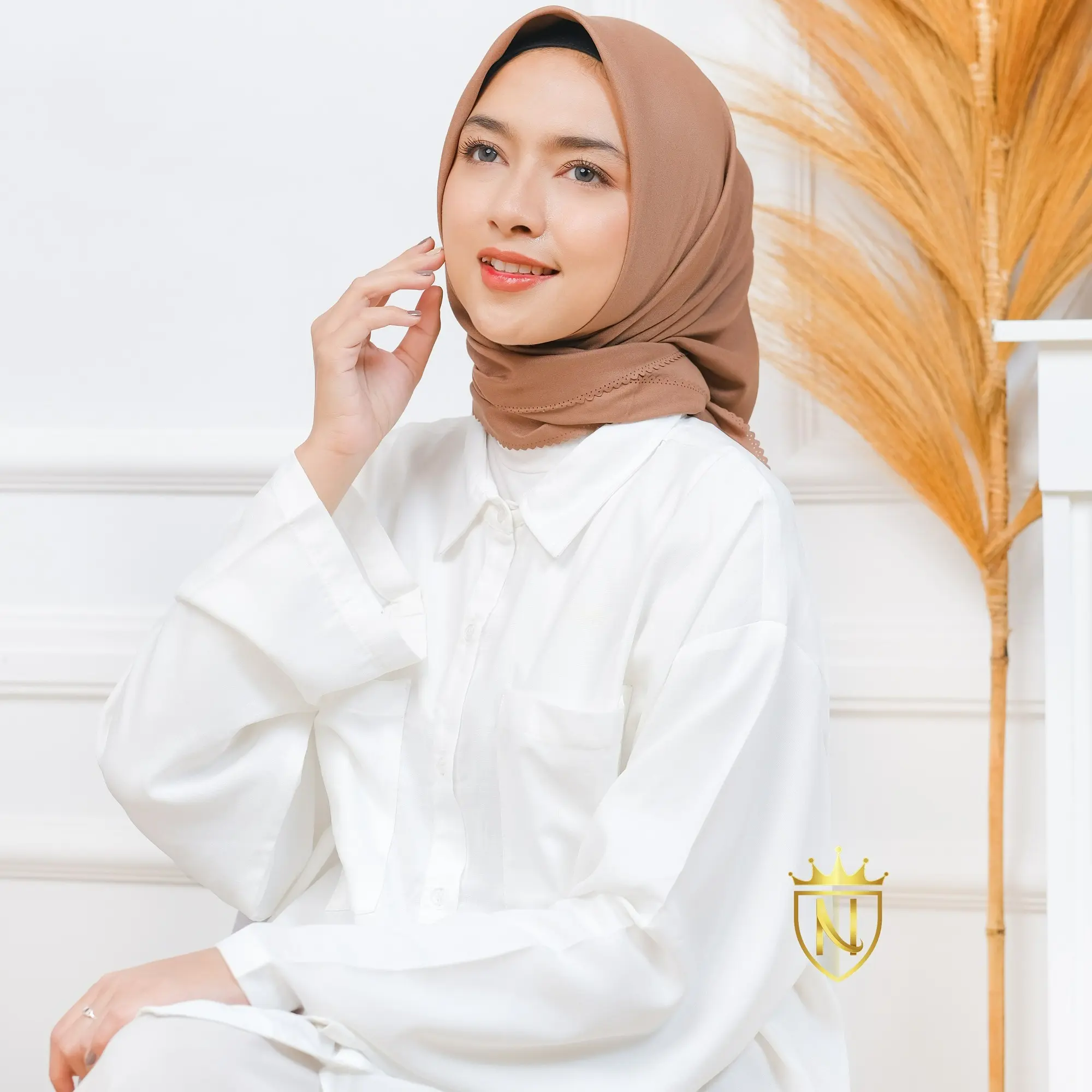 Paket abundling 90 rb 4 hijab Hijab Wanita/ Hijab Lasercut/ Hijab Terbaru/ Sahara Voal Segiempat/ Jilbab lasercut/ hijab premium
