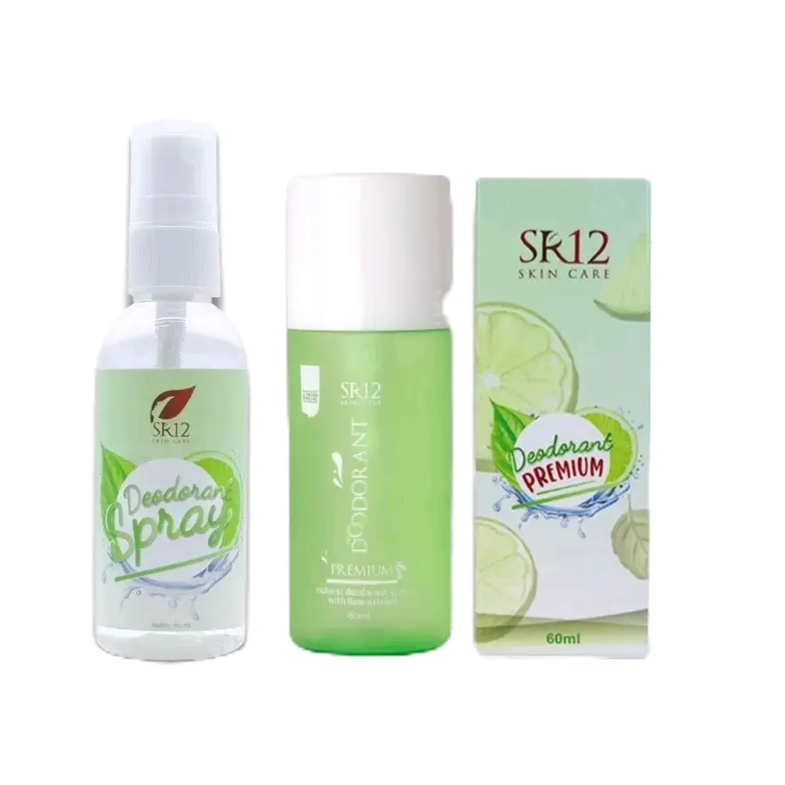 Deodorant Spray Sr12 Premium Penghilang Bau Badan Organik Tanpa Pengharum Non Alkohol Ketiak Hitam deodorant salicylic acid deodorants r12 bebas paraben deodorant tawas