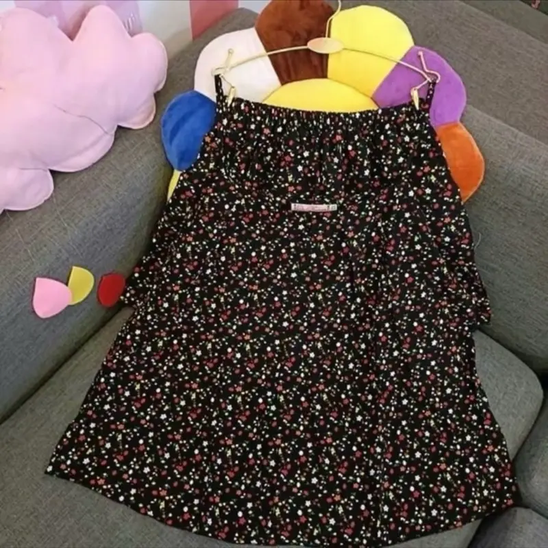 Séc đồ bộ hai dây dập ly chi tiết  hoa nhí, quần có túi, Từ 40-85kg! | BigBuy360 - bigbuy360.vn