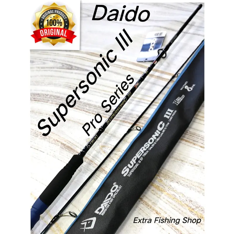 Joran Daido Supersonic III pro series 1.80m SPINNING || Gratis packing pipa 1