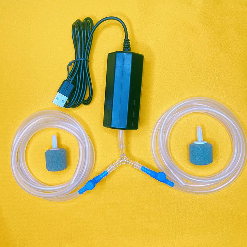 Portable USB Oxygen Pump Small Fish Tank Oxygenator Silent Oxygenation ...