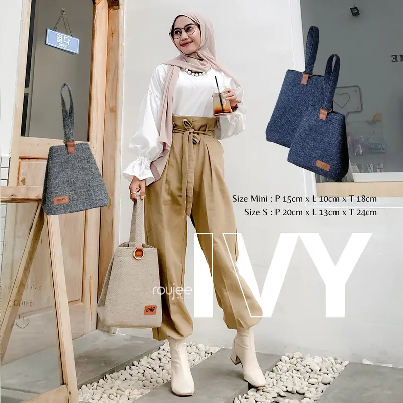 IVY BAG BY ROUJEE - TAS CUSTOM BUCKET BAG HANDBAG CUSTOM 0