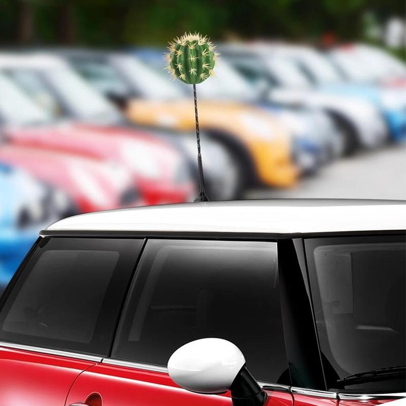 Product Introduction of Car Antenna Decoration Car Exterior Decoration Cute Cartoon Antenna Ball Roof Modification Immortal Ball Universal 10