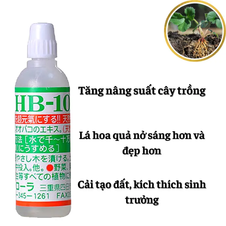 Thuốc kích rể HB-101 NHẬT BẢN giúp cây tăng trưởng phục hồi cây yếu-Hàng có tem mác 1