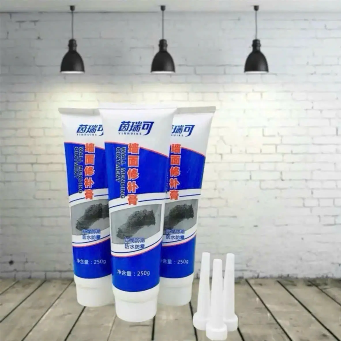 Set 3 Chai Keo Vá Tường, Keo Trám Vết Nứt Tường, Chống Thấm, Ngăn Tường Không Bị Thấm Nước