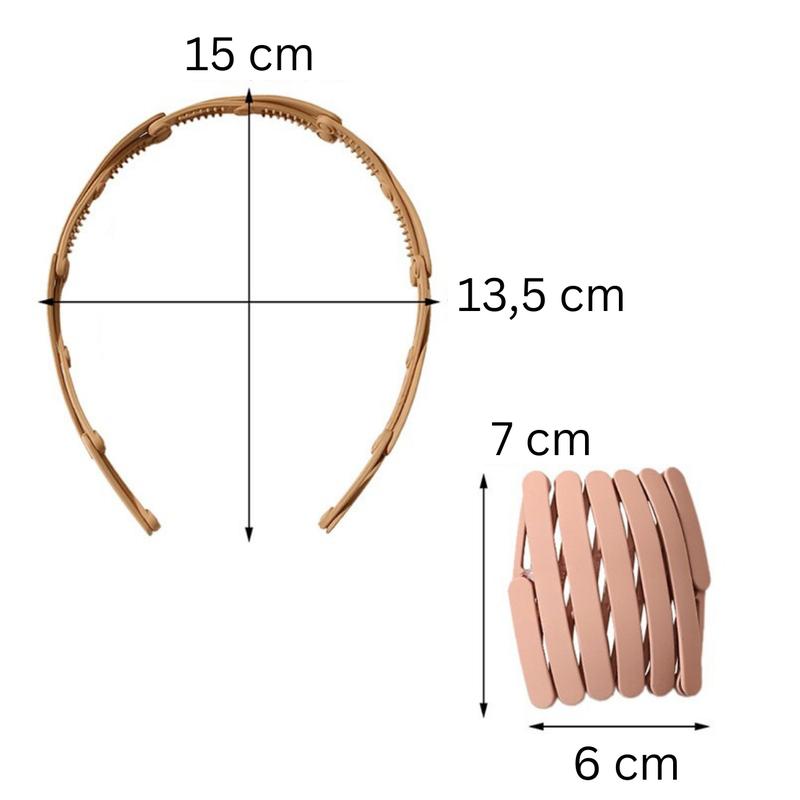 DP16 Bando Lipat Polos Wanita Pria Anak Aksesoris Rambut Fashion Korea Headbands 2