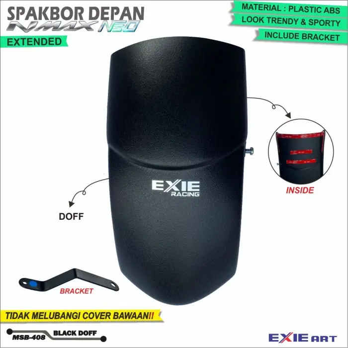 Spakbor Depan Extended Nmax Neo Turbo - Sambungan Spakbor Depan Motor EXIE ART