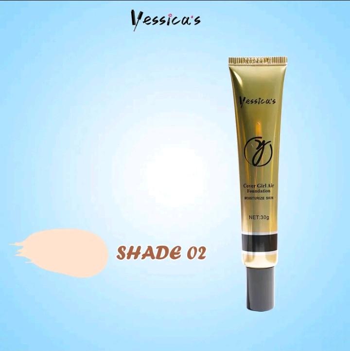 FYC- Jesica's Waterproof Foundation Cover Girl Air Moisturize Skin Tahan Lama 4