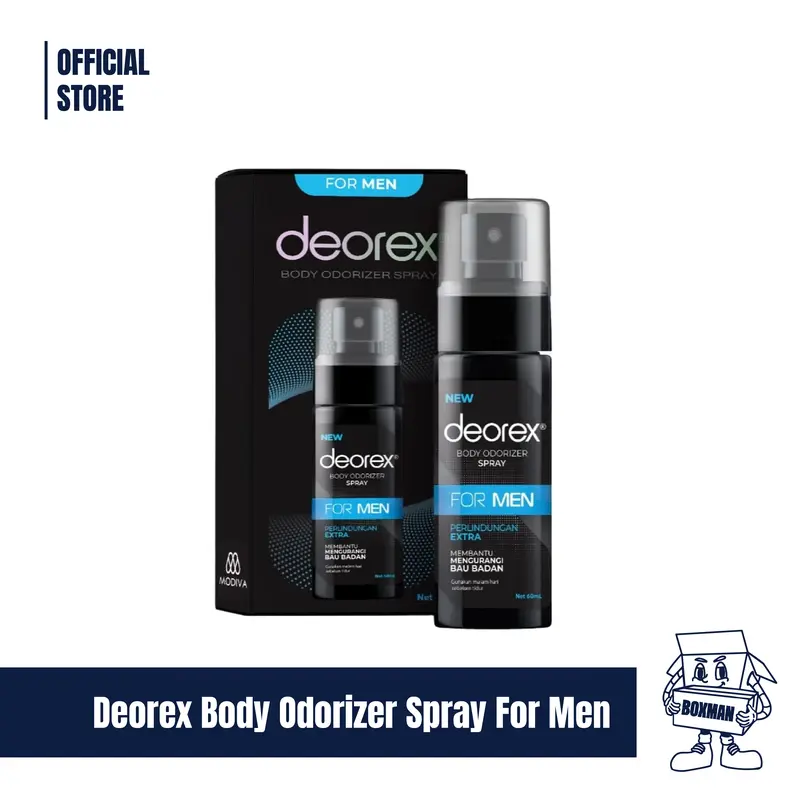 Deorex - Body Odorizer Spray For Men 60 ml - Shop | Tokopedia