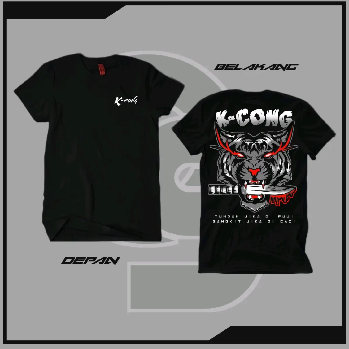 Kaos Kacong Baju Madura K-cong Mania