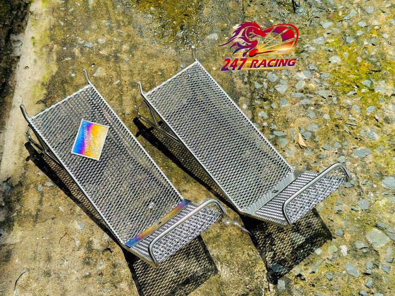 Baga Lưới INOX Xiken gắn xe máy SIRIUS xăng cơ đúng hàng INOX 100% chất lượng