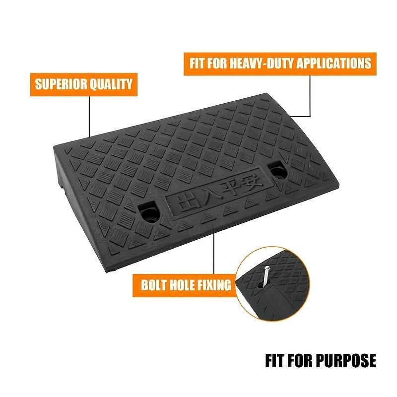 Portable Car Ramp, Front Location Threshold Ramp for Lawn Mowers, Cars, Wheelchairs, and Pets with Bolt Hole Fixing, Car Accessories 6