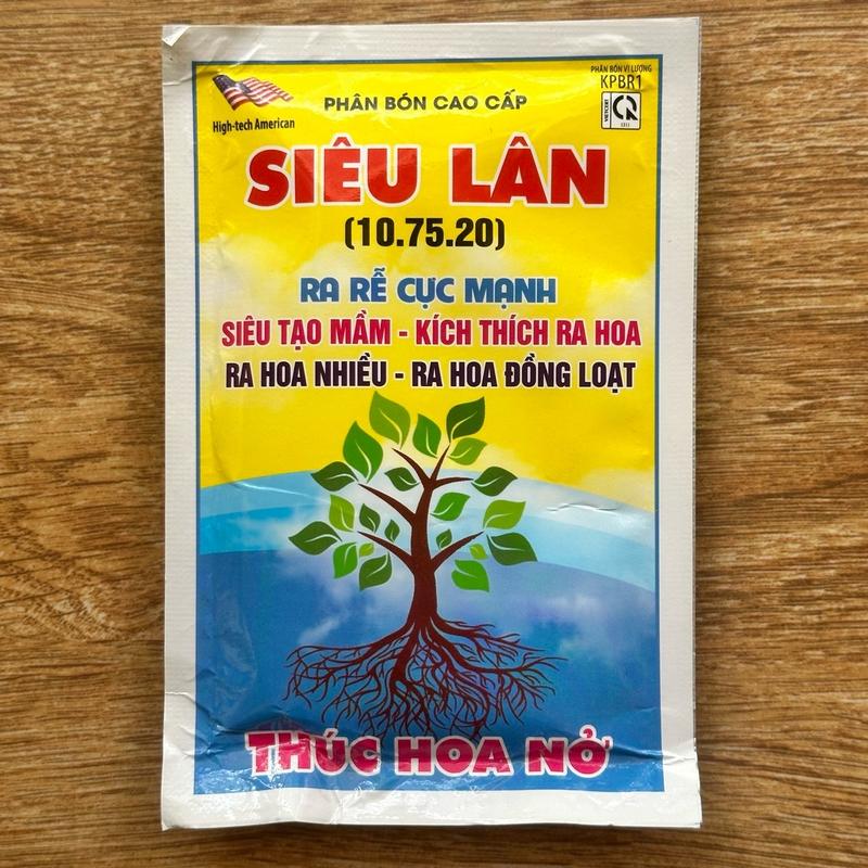  Phân bón SIÊU LÂN SIÊU TẠO MẦM - KÍCH THÍCH RA HOA RA HOA NHIỀU - RA HOA ĐỒNG LOẠT gói 50g 