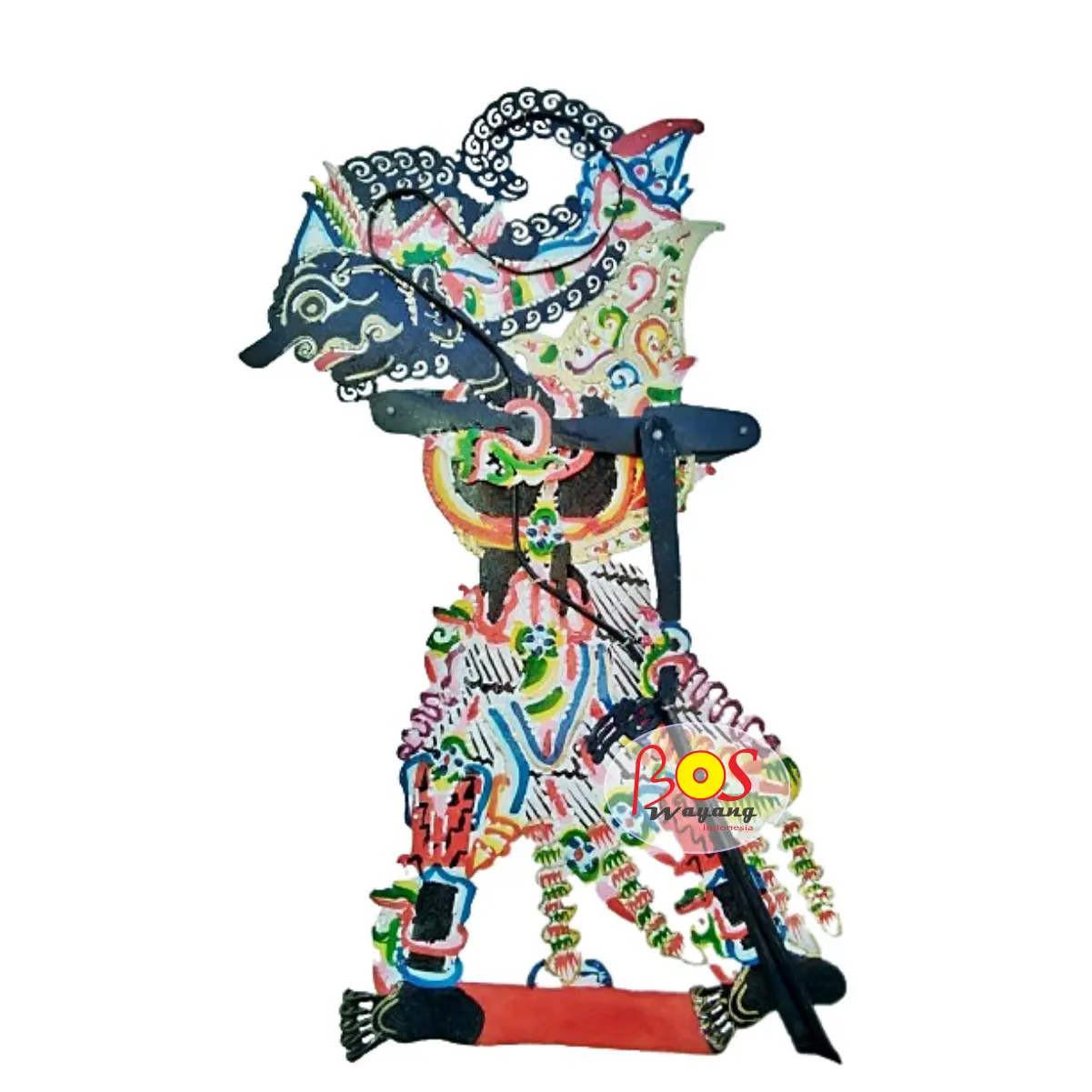 Wayang Murah GATOTKACA Grid C Bahan Asli Kulit