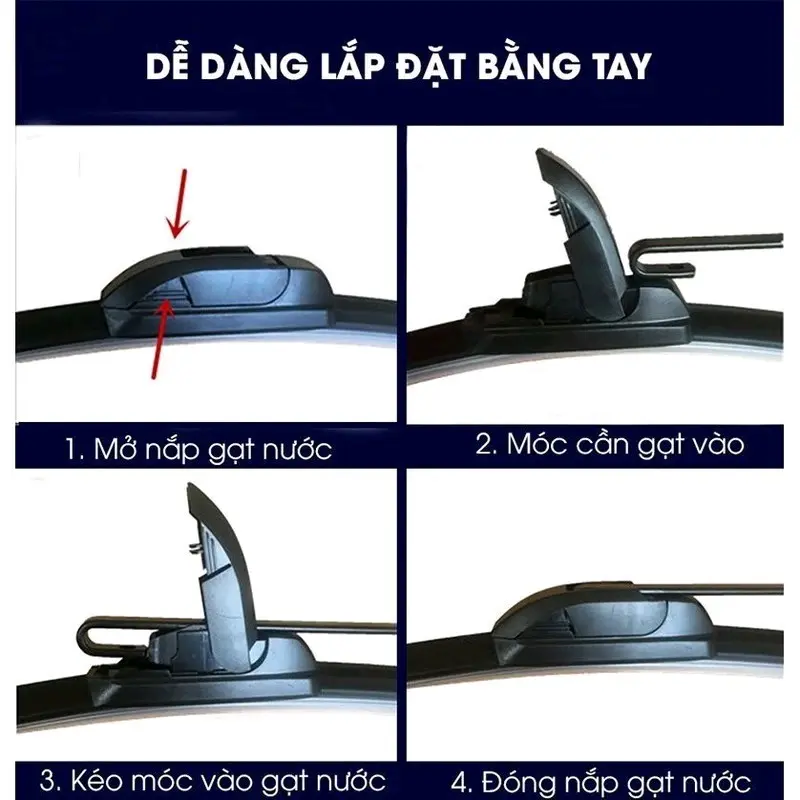 Gạt mưa ô tô silicon cho các dòng xe 1