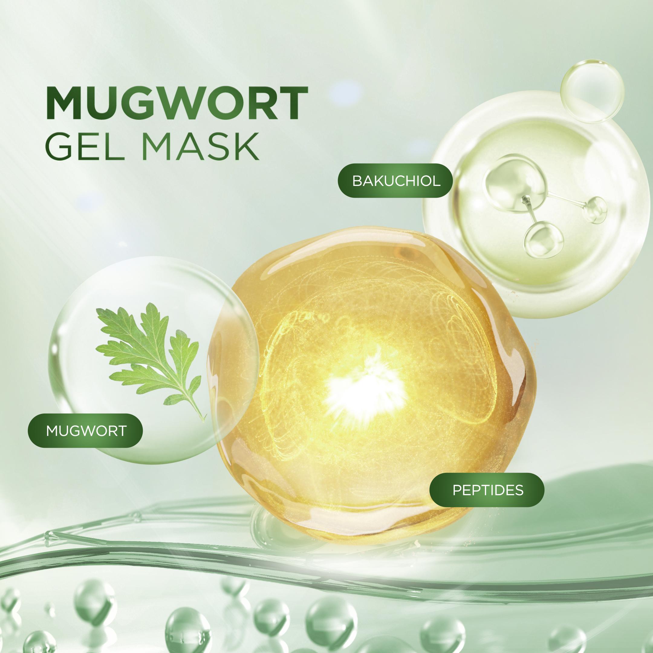 ACNAWAY Advanced Mugwort Gel Mask – Face Mask Gel Masker Wajah untuk Kulit Berjerawat | Mencerahkan, Menghaluskan & Membersihkan Pori | Anti Kusam, Komedo & Minyak | Acne Skincare Brightening & Pore Care Masker Komedo Sleeping Mask Masker jerawat Acne Mas