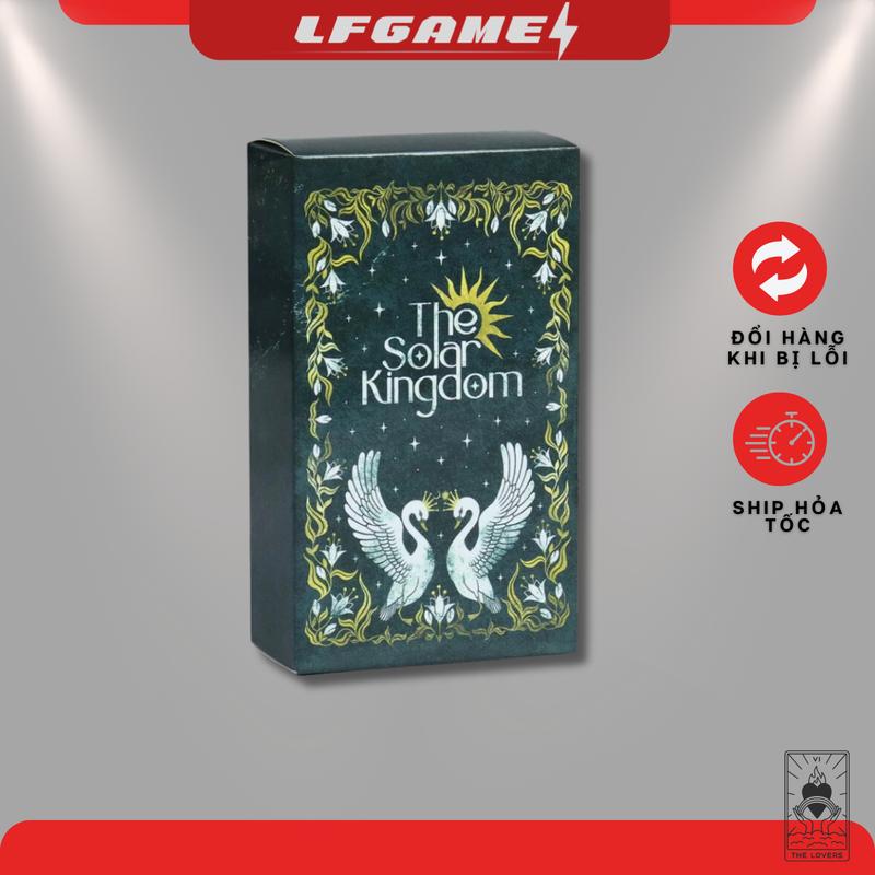  Bộ bài tarot THE SOLAR KINGDOM TAROT oracle size tiêu chuẩn Bản Tiếng Anh  MUA 2 BỘ BẤT KÌ TẶNG ĐÁ THANH TẨY  