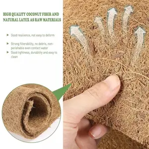 Premium Coco Mesh Fiber 50 x 50cm Coco Mat Alas Kandang Reptile Tortoise Kura Darat Kelinci Kadal