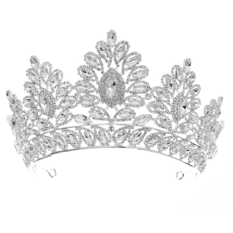 Product Introduction of Quality   Bridal Wedding Dressing    Baroque Royal  Crown  Pageant Tiaras Crown Molding Headpieces For Queens and King Female Anniversary Birthday Metal Coating  Women  Prom Diadem  Hair Accessories 39