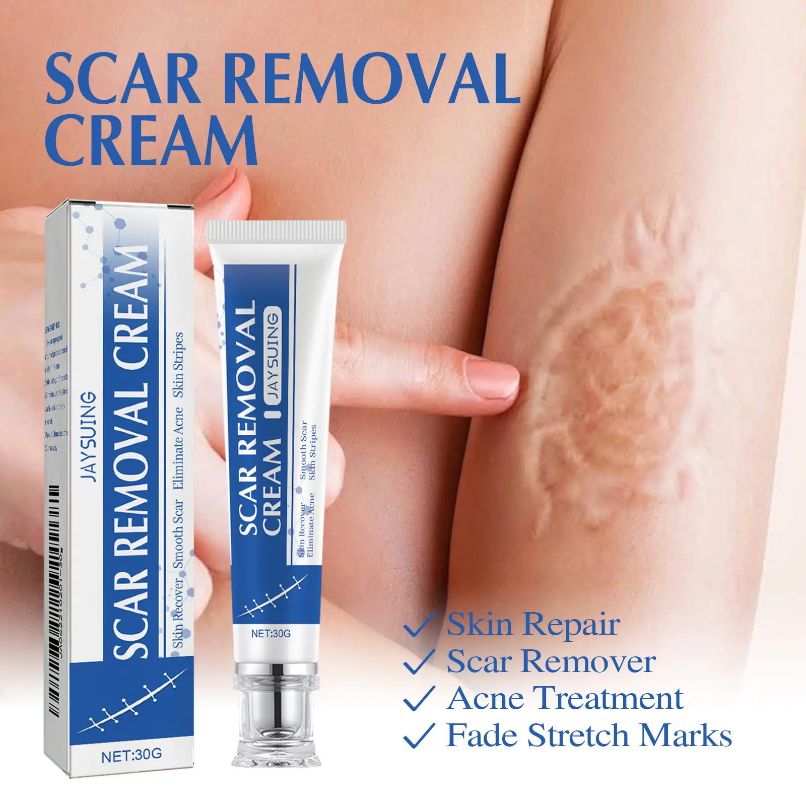 Kem Dưỡng Thể, 30g, Làm Sáng Sẹo, Sửa Chữa Da, Dưỡng Ẩm, Làm Sáng, Làm Săn Chắc Da, Mềm Mại, Không Gây Kích Ứng